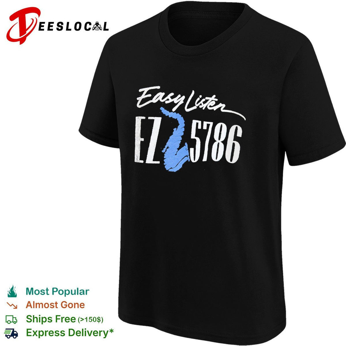 Easy Listen saxophone EZ 5786 shirt