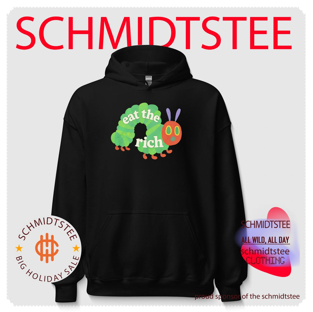 Eat the rich hungry caterpillar political humor shirt