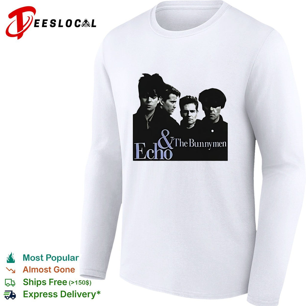 Echo and the Bunnymen band photo portrait shirt
