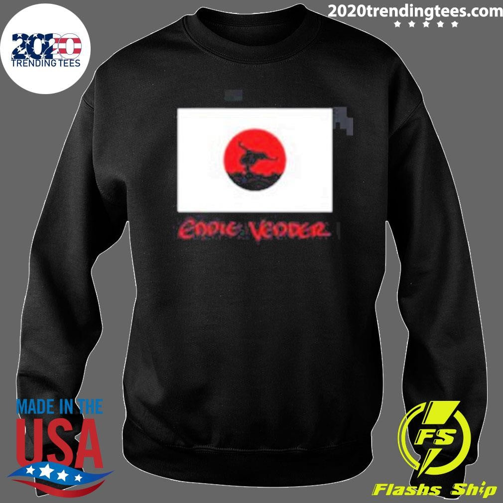 Eddie Vedder Japan 2026 Tour Merch Flag Shirt