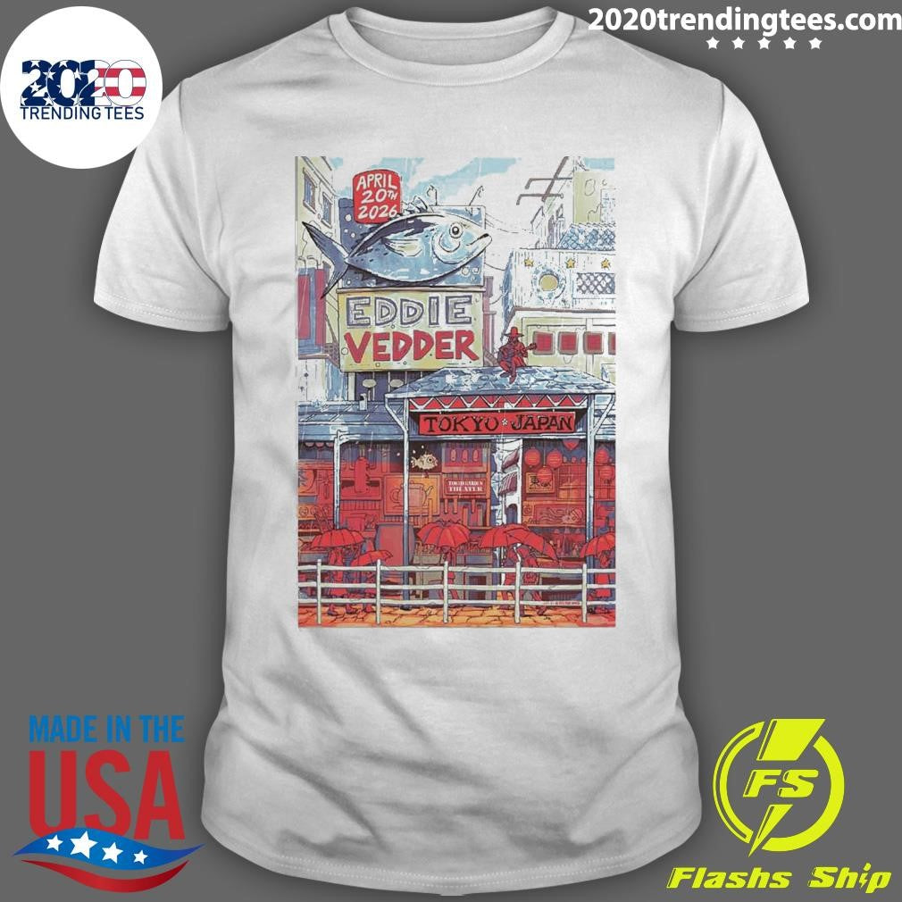 Eddie Vedder Tokyo Garden Theater Apr 20 2026 Shirt