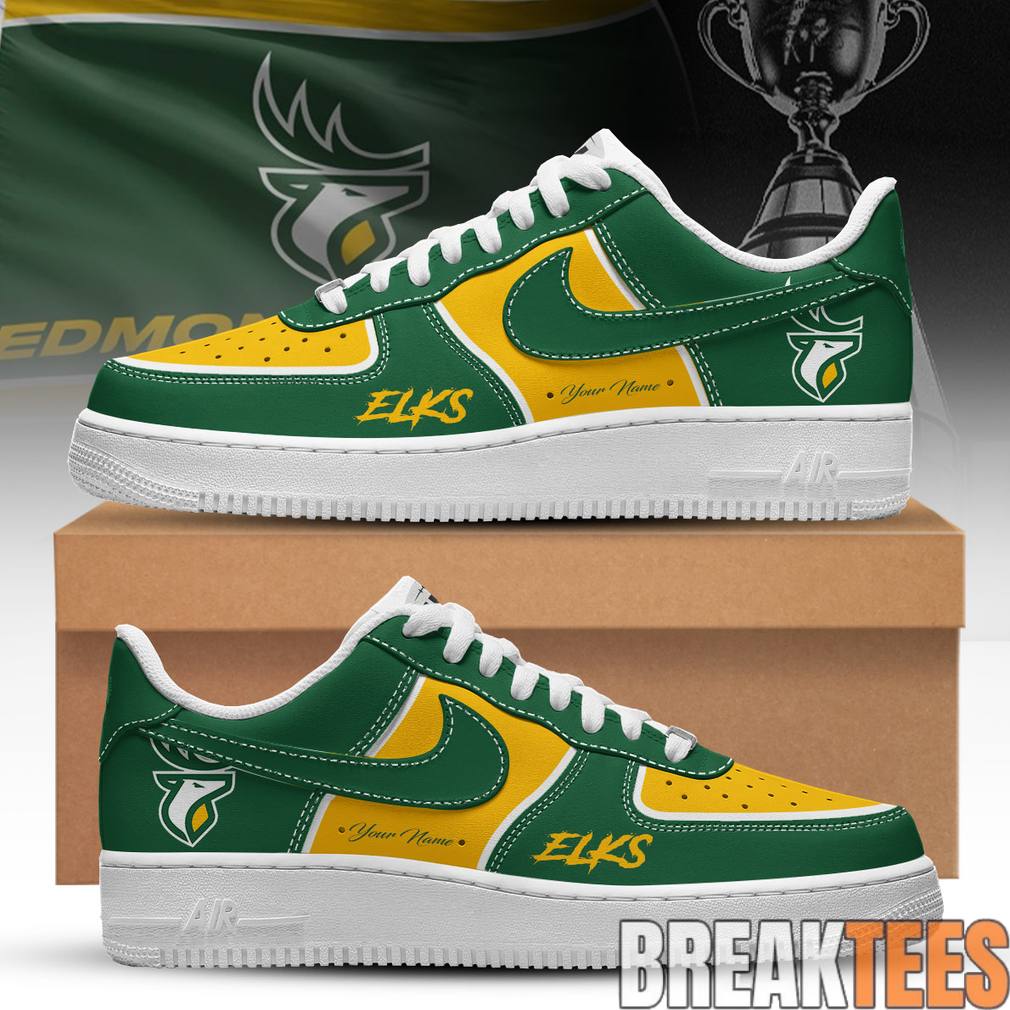 Edmonton Elks Custom Air Force 1 Shoes
