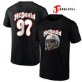 Edmonton Oilers Connor McDavid portrait name and number shirt