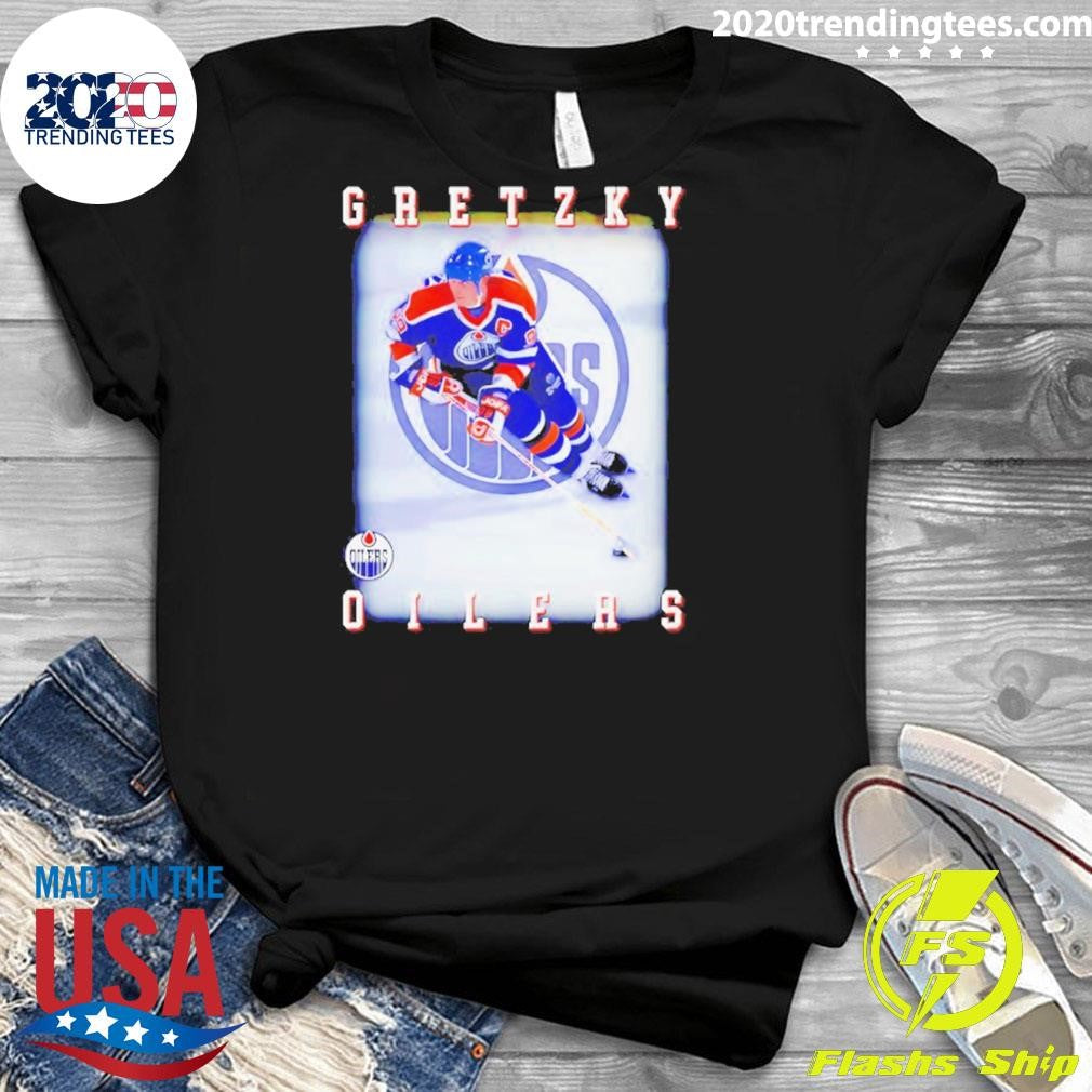 Edmonton Oilers Wayne Gretzky Photo Shirt