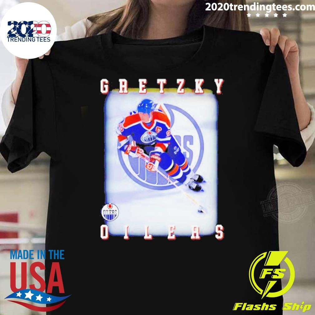Edmonton Oilers Wayne Gretzky Photo Shirt