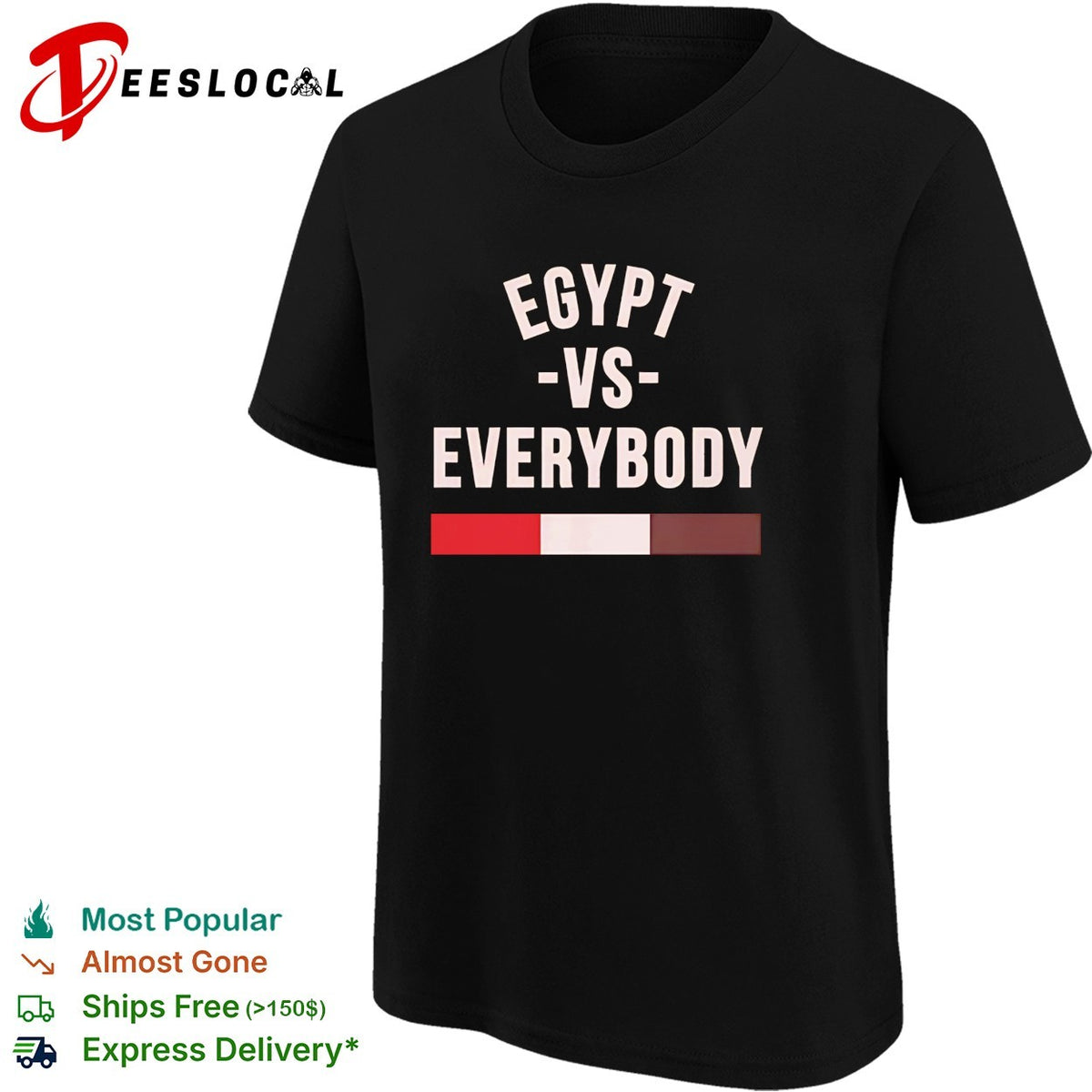 Egypt vs everybody flag soccer pride shirt