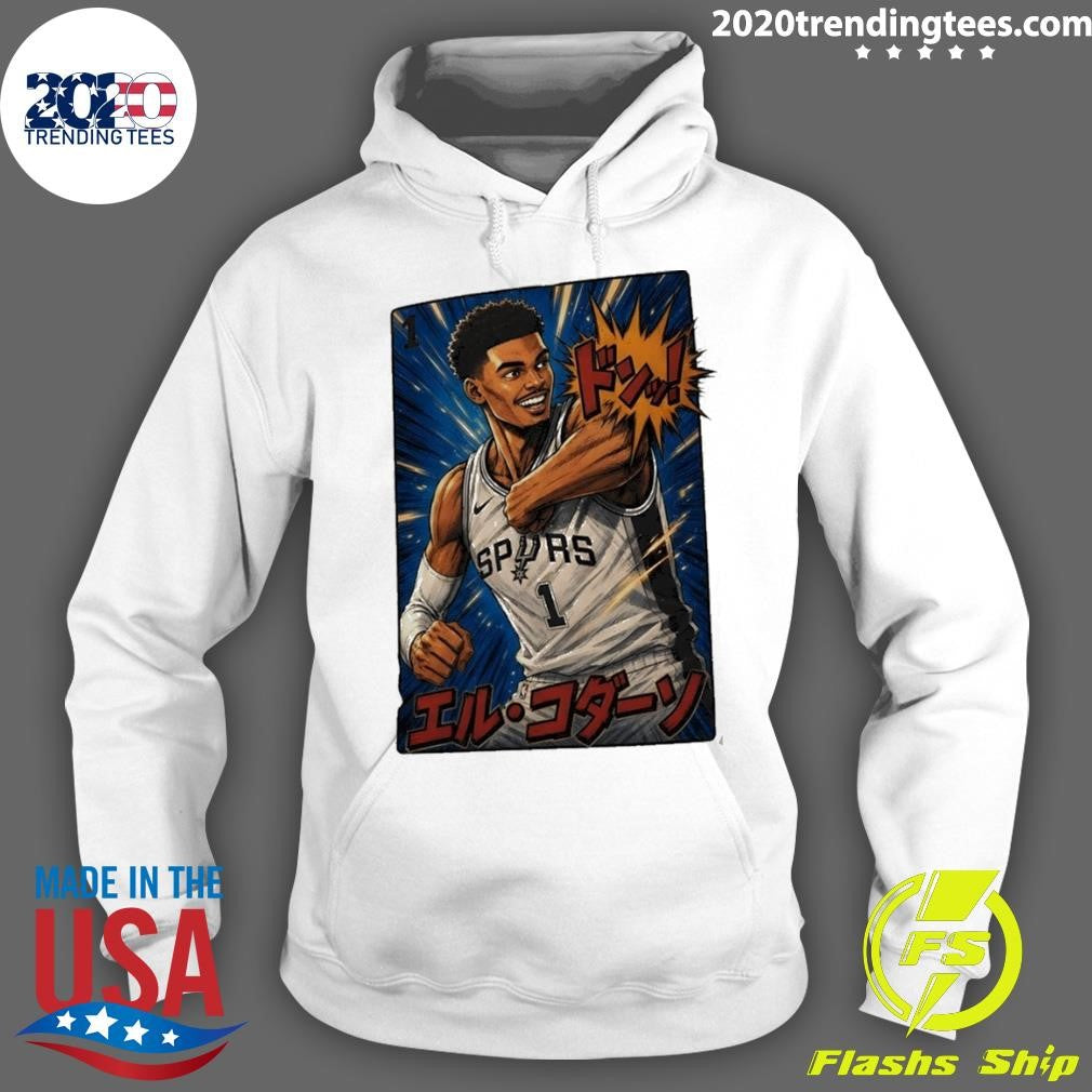 El Codazo Victor Wembanyama elbow San Antonio Spurs Basketball Japanese style shirt
