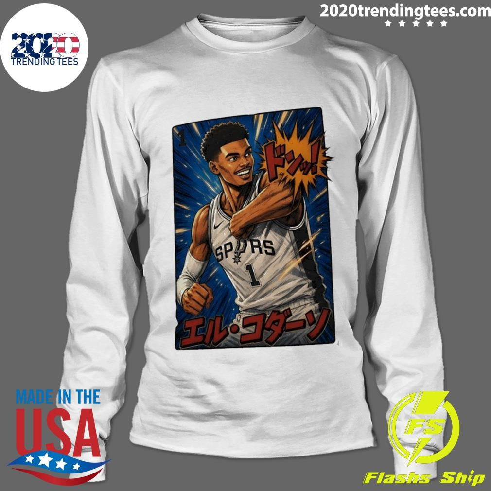 El Codazo Victor Wembanyama elbow San Antonio Spurs Basketball Japanese style shirt