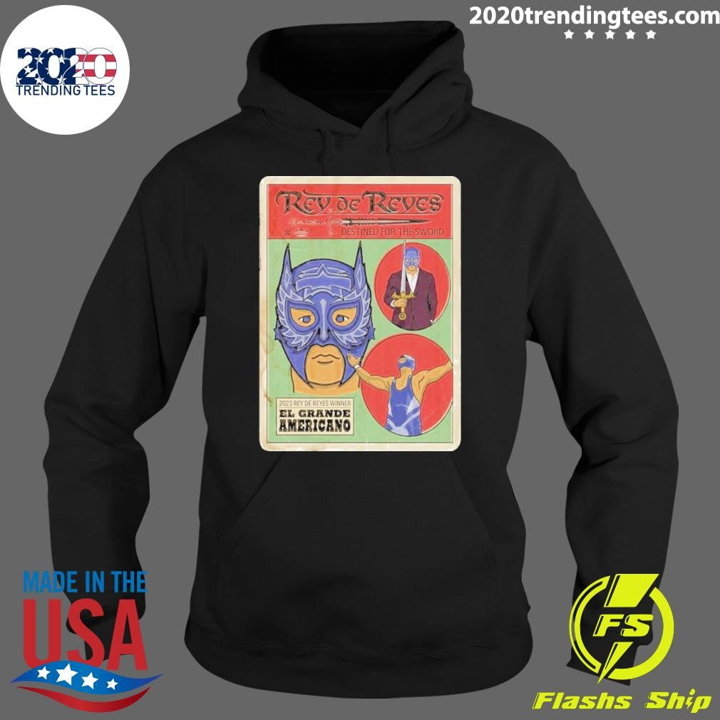 El Grande Americano AAA Rey De Reyes Illustrated Tee Shirt