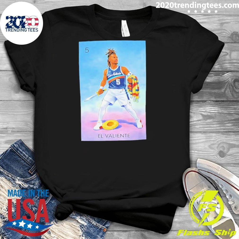 El Valiente Stephon Castle San Antonio Spurs Shirt