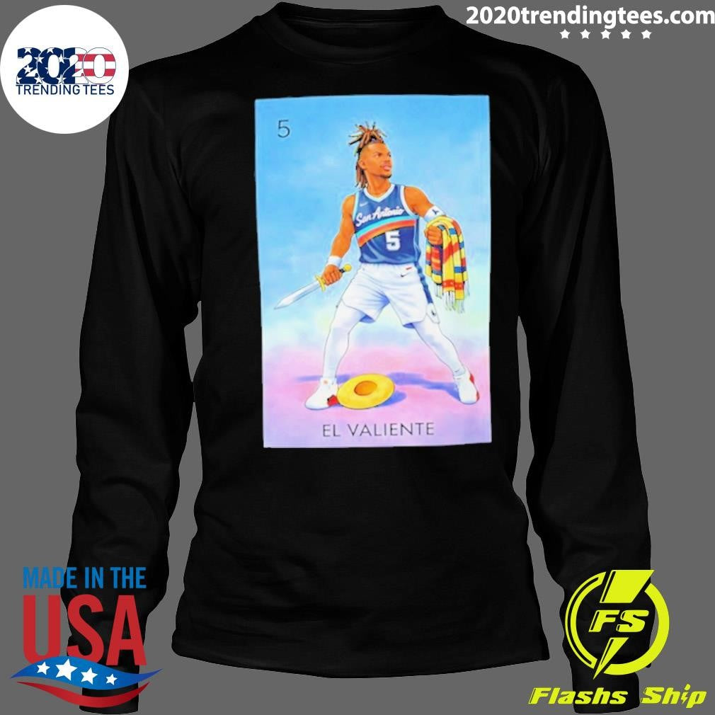 El Valiente Stephon Castle San Antonio Spurs Shirt