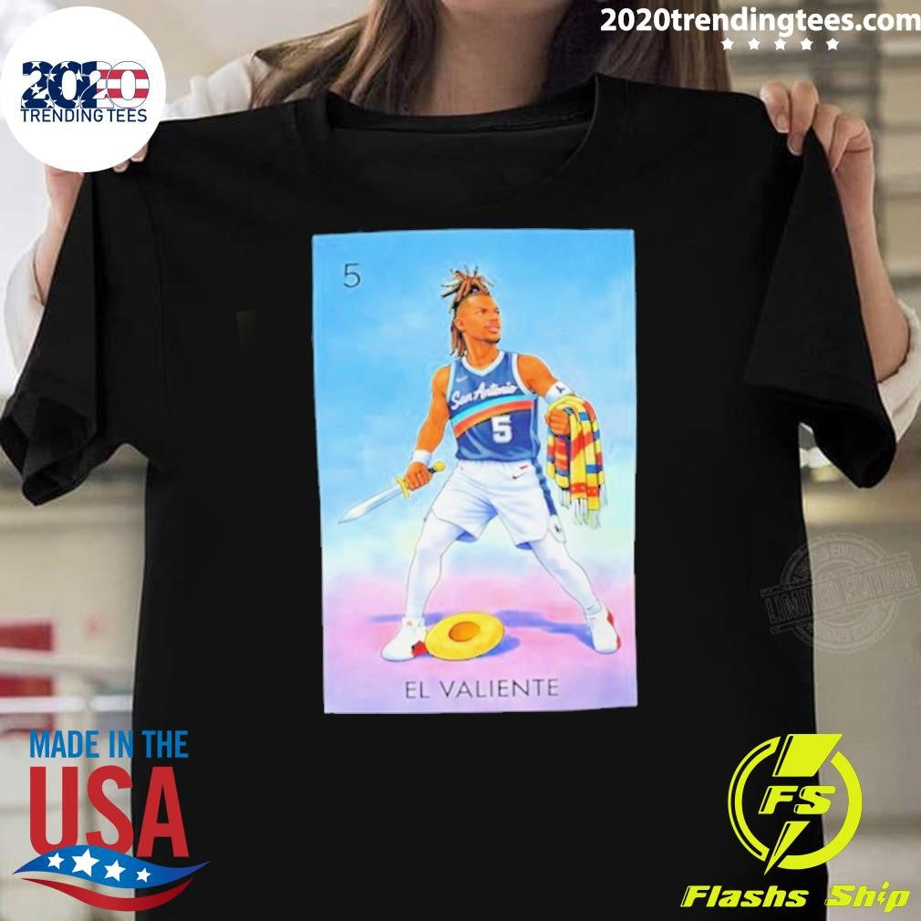 El Valiente Stephon Castle San Antonio Spurs Shirt