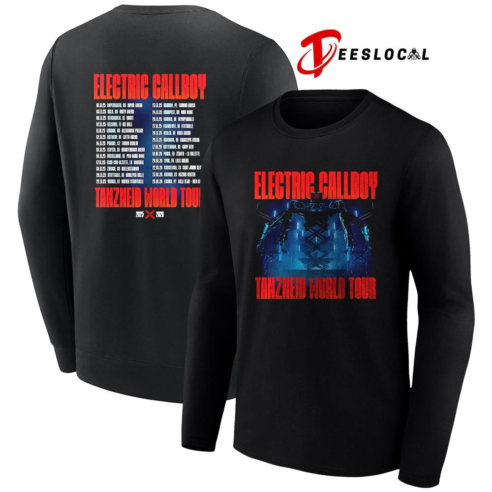 Electric Callboy Let The Good Times Roll Tanzneid world tour date schedule shirt