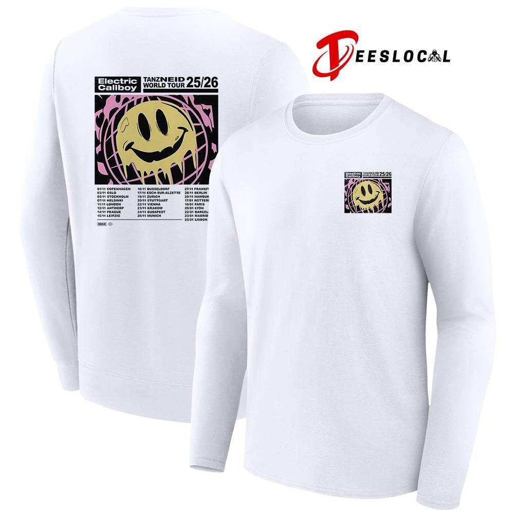 Electric Callboy Let The Good Times Roll Tanzneid world tour dates schedule shirt