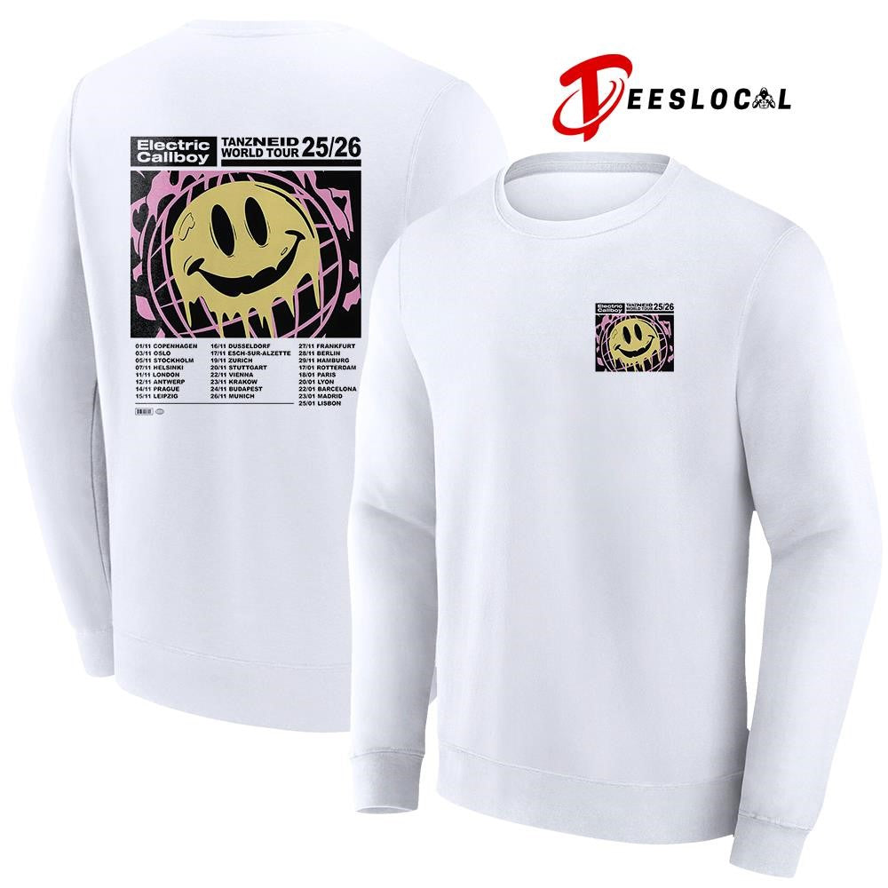 Electric Callboy Let The Good Times Roll Tanzneid world tour dates schedule shirt