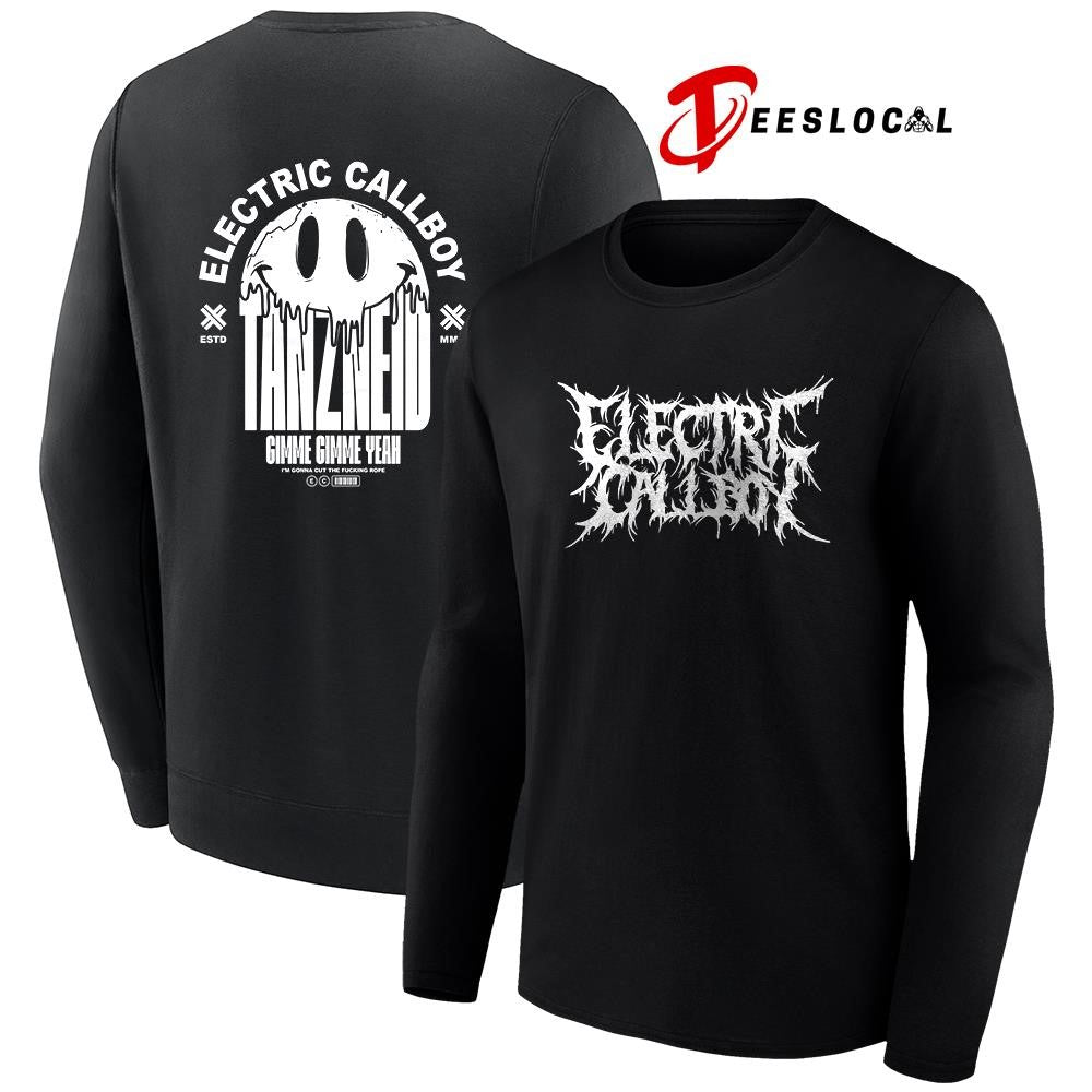 Electric Callboy Let The Good Times Roll gimme gimme yeah death core smile shirt