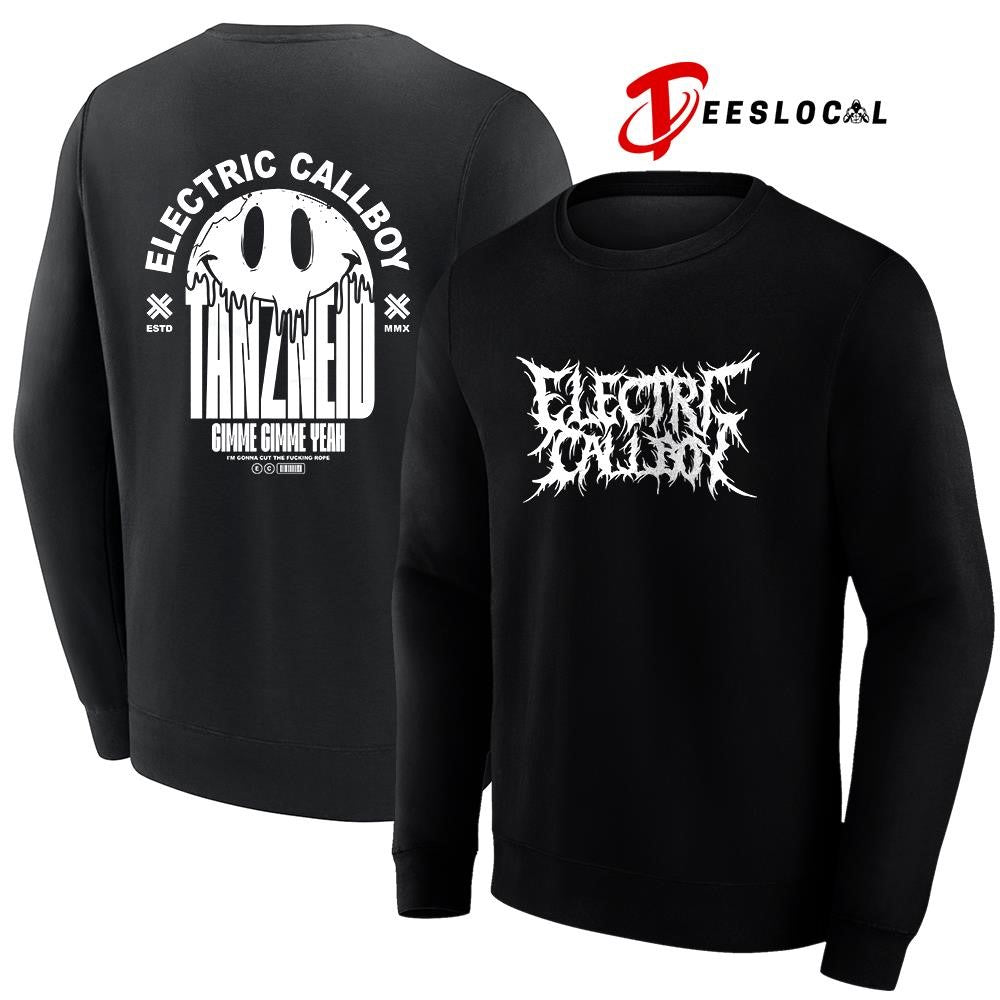 Electric Callboy Let The Good Times Roll gimme gimme yeah death core smile shirt