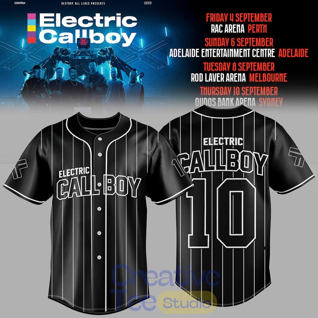 Electric Callboy TANZNEID World Tour 2026 Classic Baseball Jersey