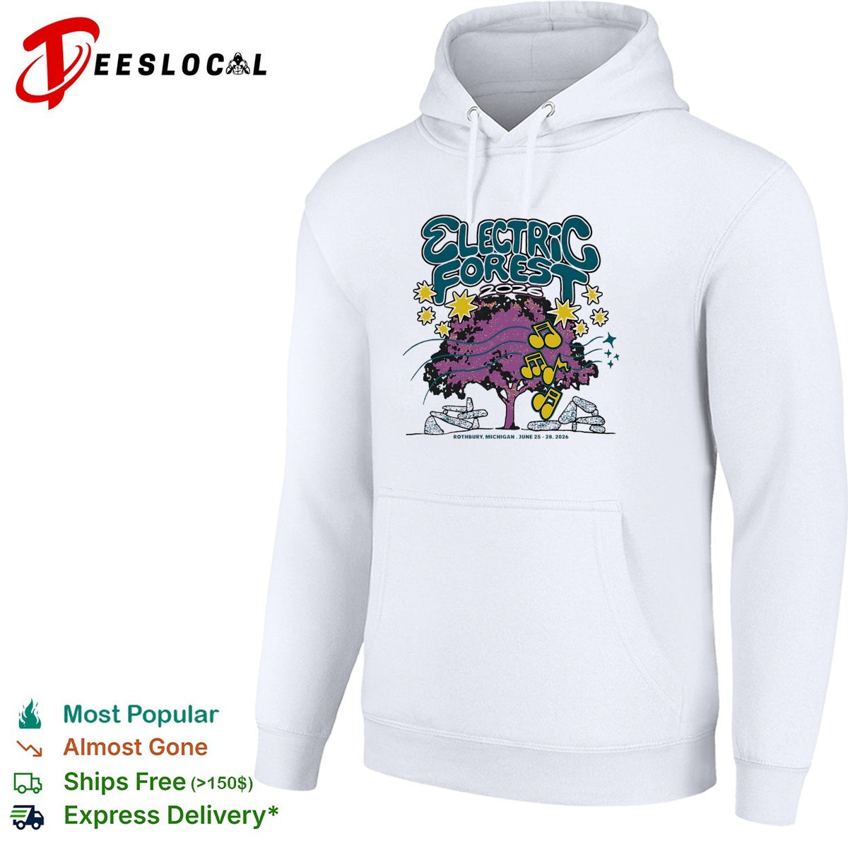 Electric Forest 2026 Rothbury Michigan tree shirt
