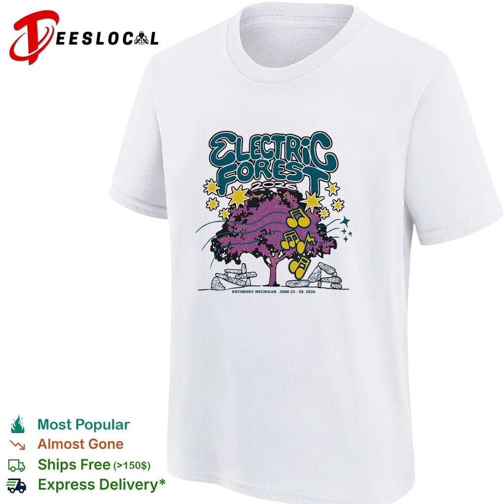 Electric Forest 2026 Rothbury Michigan tree shirt