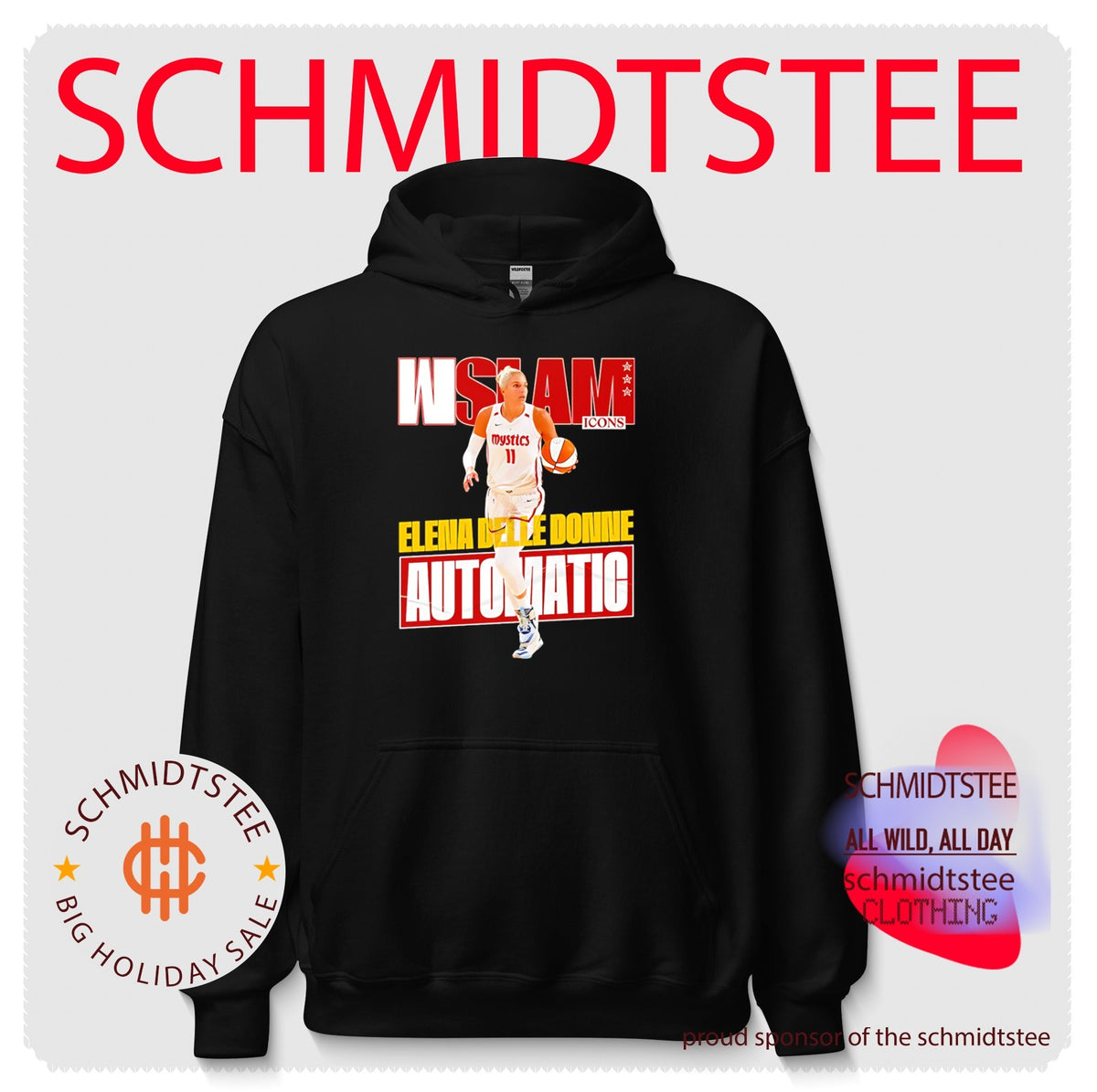 Elena Delle Donne Mystics Automatic WSlam Icons shirt