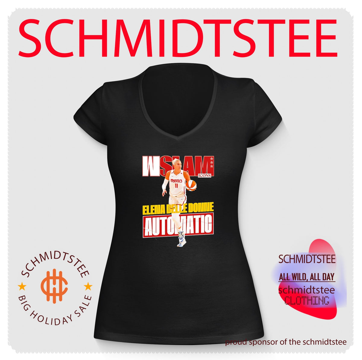 Elena Delle Donne Mystics Automatic WSlam Icons shirt