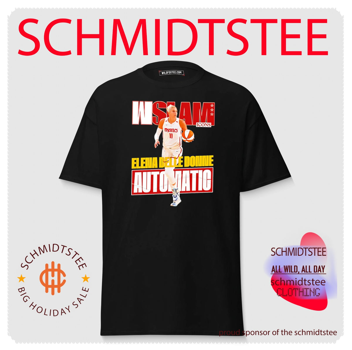 Elena Delle Donne Mystics Automatic WSlam Icons shirt