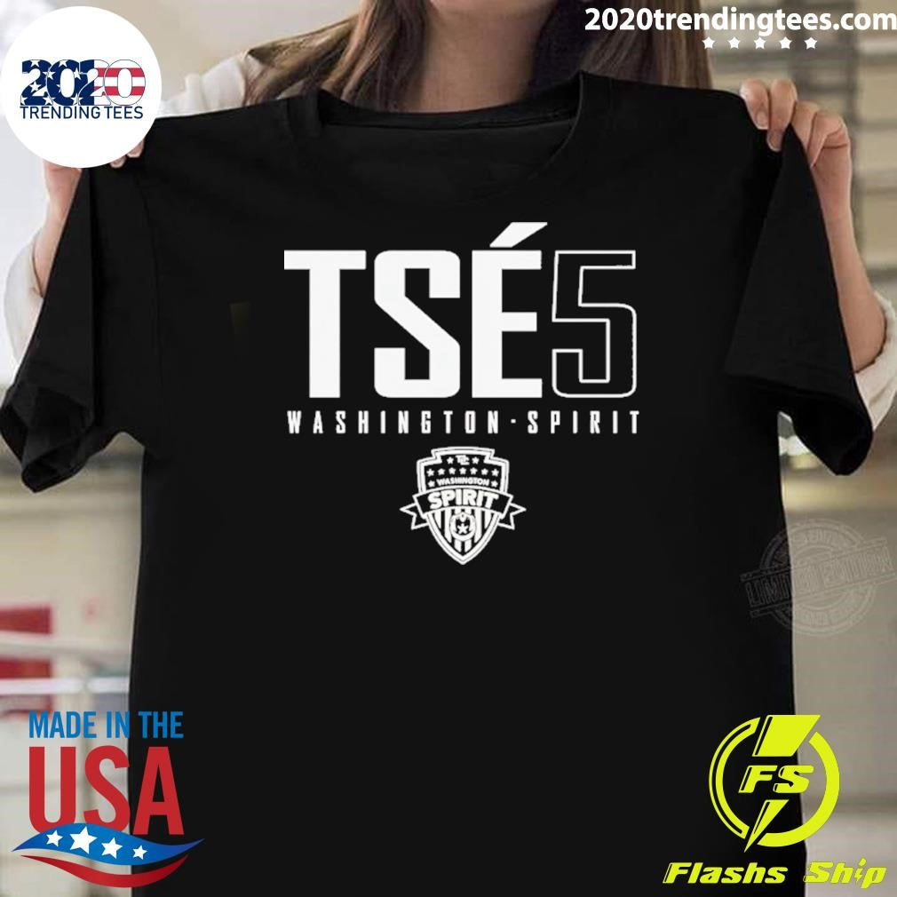 Elisabeth Tse 5 Washington Spirit Nwsl Name And Number Shirt
