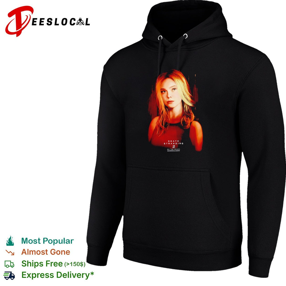 Elle Fanning Death Stranding 2 on the Beach Official Character Portrait shirt