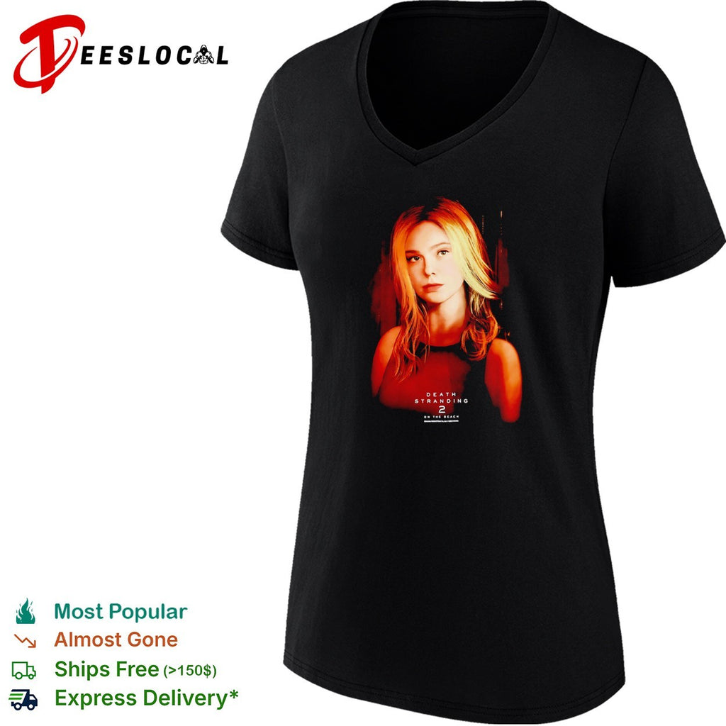 Elle Fanning Death Stranding 2 on the Beach Official Character Portrait shirt
