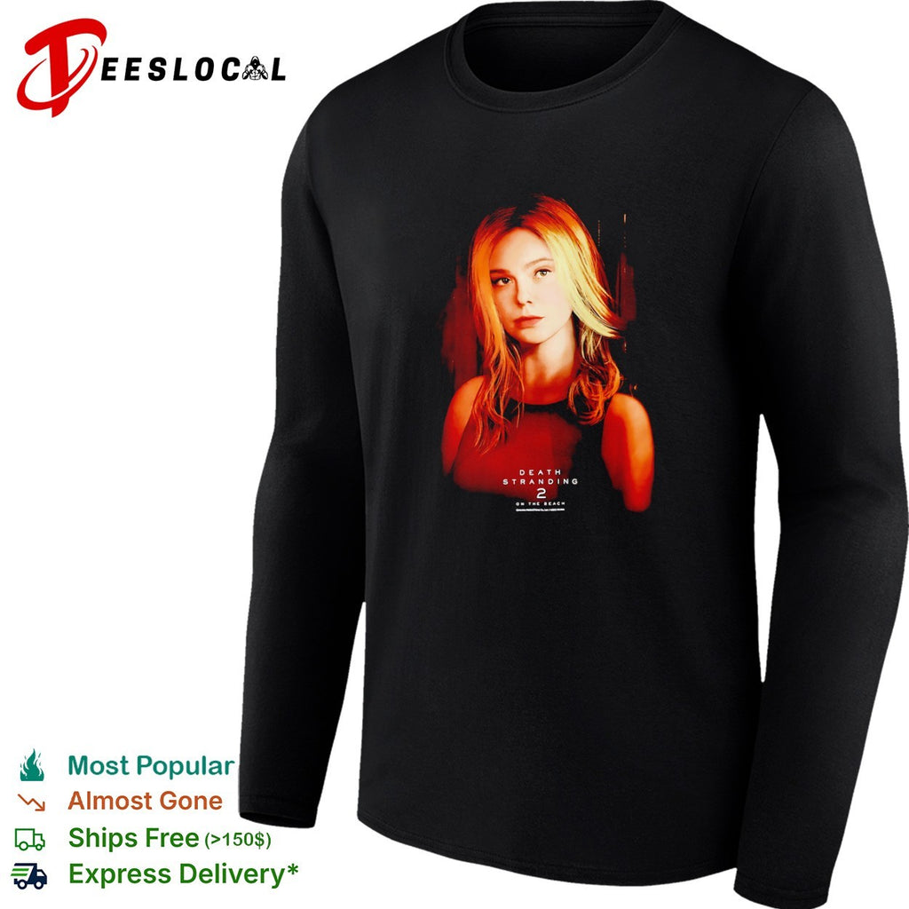Elle Fanning Death Stranding 2 on the Beach Official Character Portrait shirt