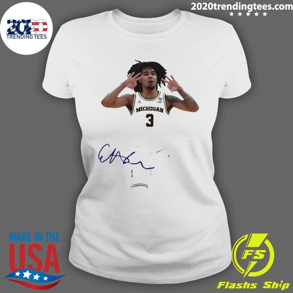 Elliot Cadeau Michigan Wolverines Signature Moment Shirt