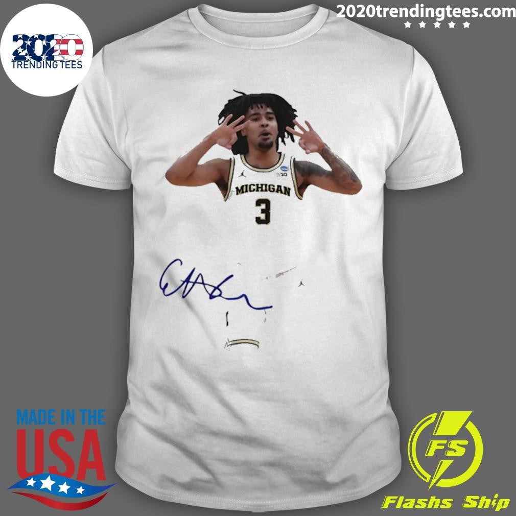 Elliot Cadeau Michigan Wolverines Signature Moment Shirt