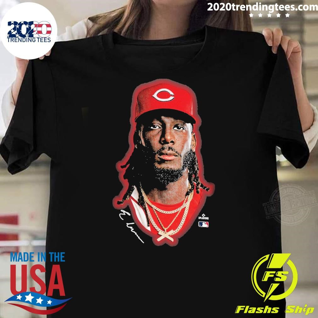 Elly De La Cruz Cincinnati Reds Outerstuff Youth Headliner Signature Shirt