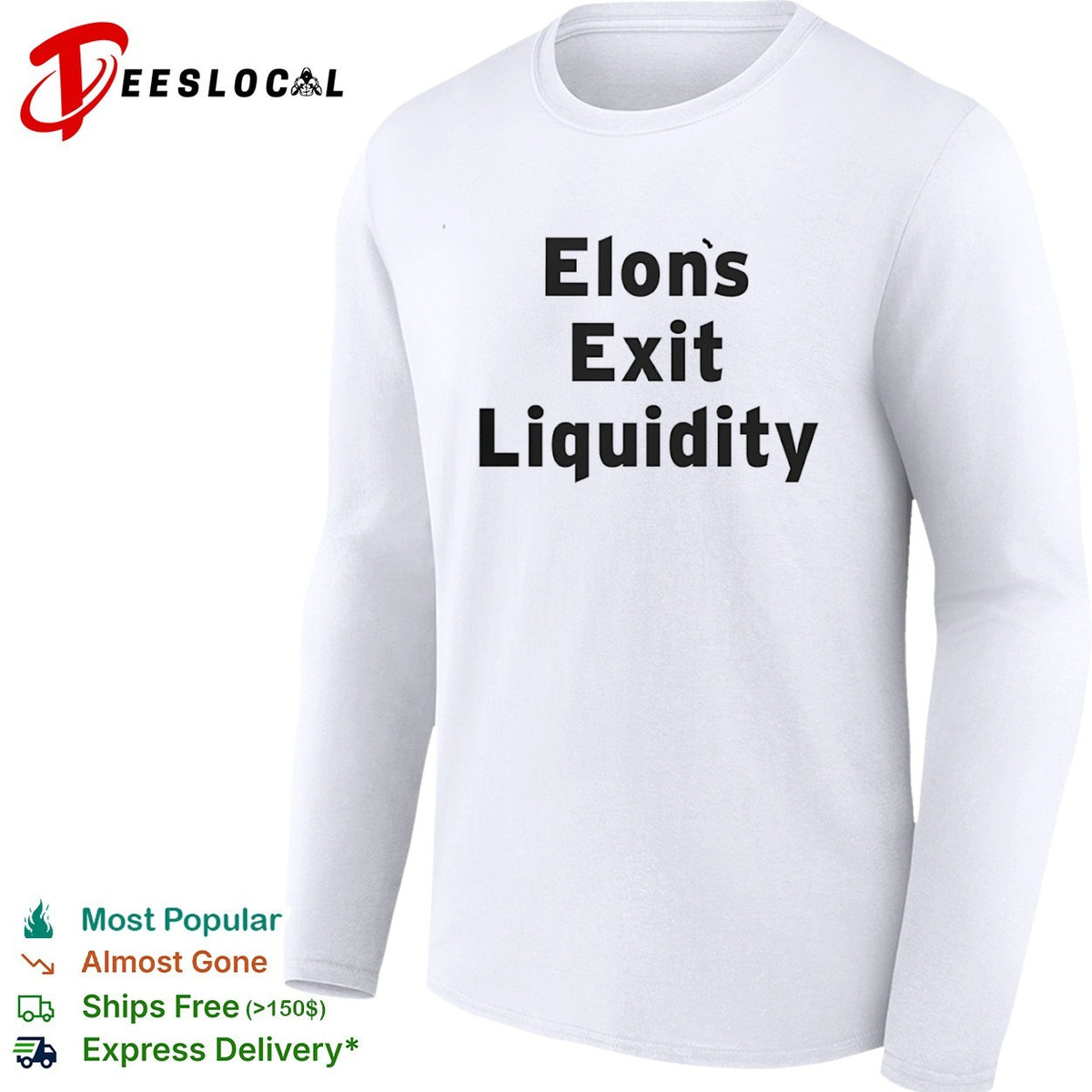 Elon exit liquidity shirt