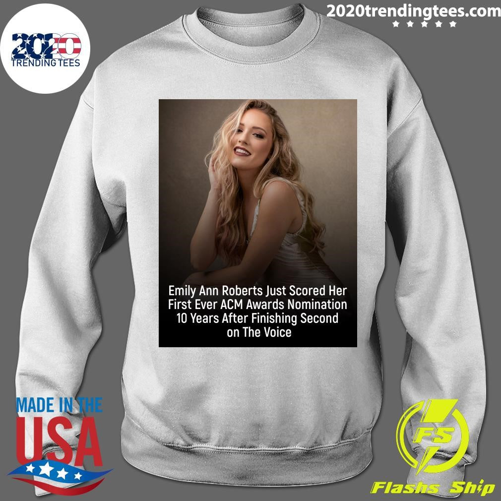 Emily Ann Roberts Just Scored Her First Ever ACM Awards Nomination 10 Years After Finishing Second on The Voice Shirt