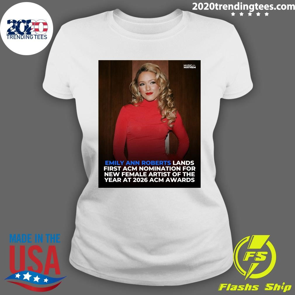 Emily Ann Roberts Lands First Acm Nomination For New Female Artist Of The Year At 2026 Acm Awards Shirt