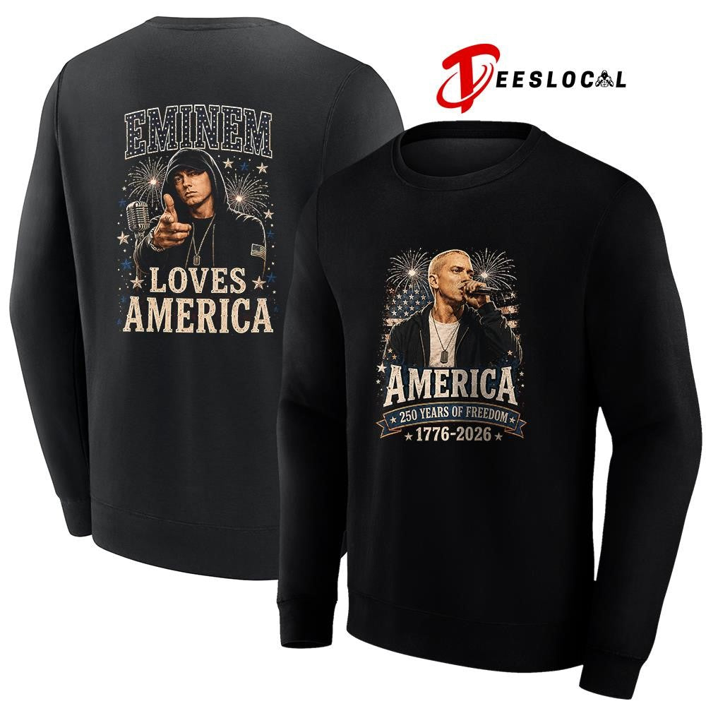 Eminem America 250 years of freedom loves America shirt
