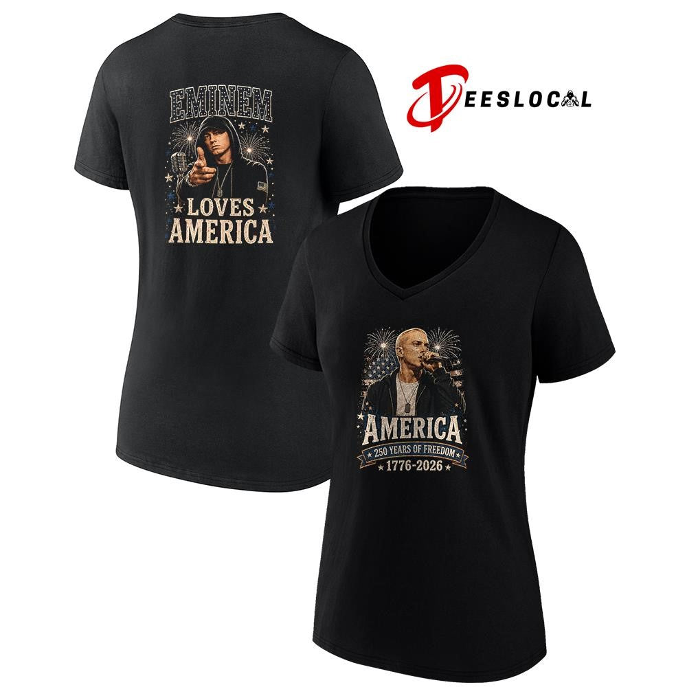 Eminem America 250 years of freedom loves America shirt