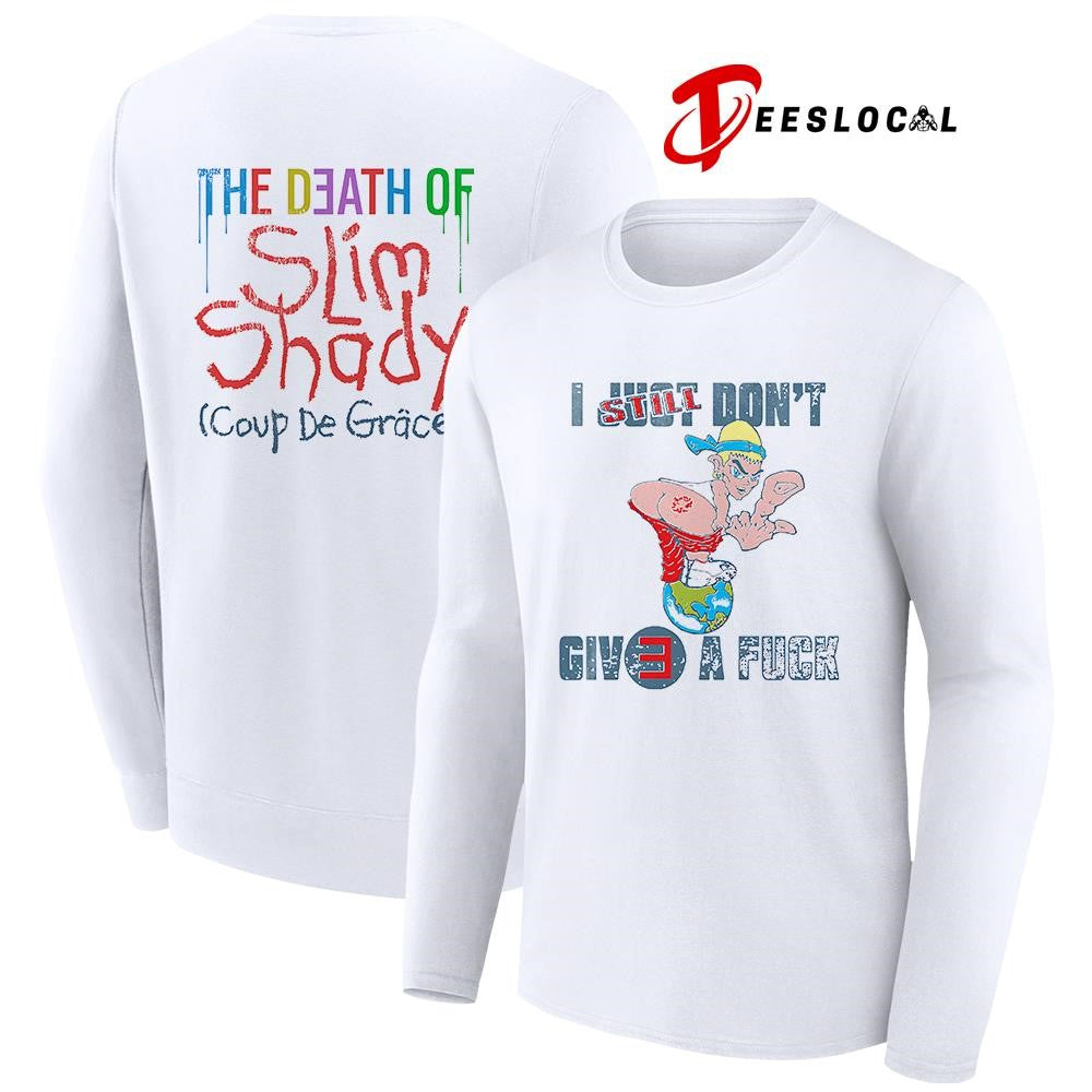 Eminem I just still don’t give a fuck the death of Slim Shady coup de Grace graphic shirt