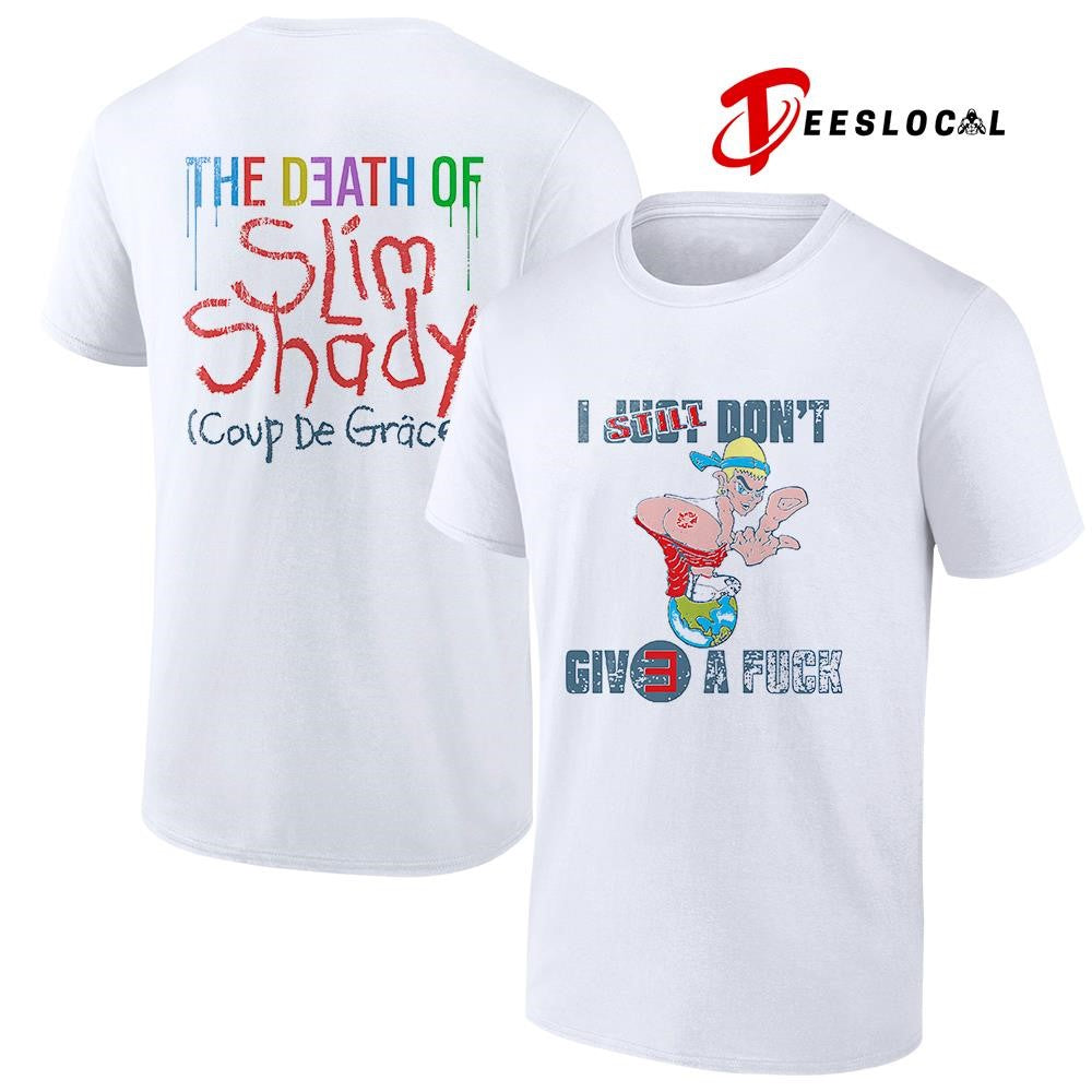 Eminem I just still don’t give a fuck the death of Slim Shady coup de Grace graphic shirt