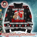 Eminem Shady Claus Believer Festive Knitted Black Ugly Christmas Sweater