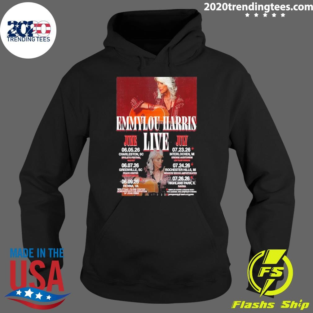 Emmylou Harris World Tour 2026 Poster Shirt