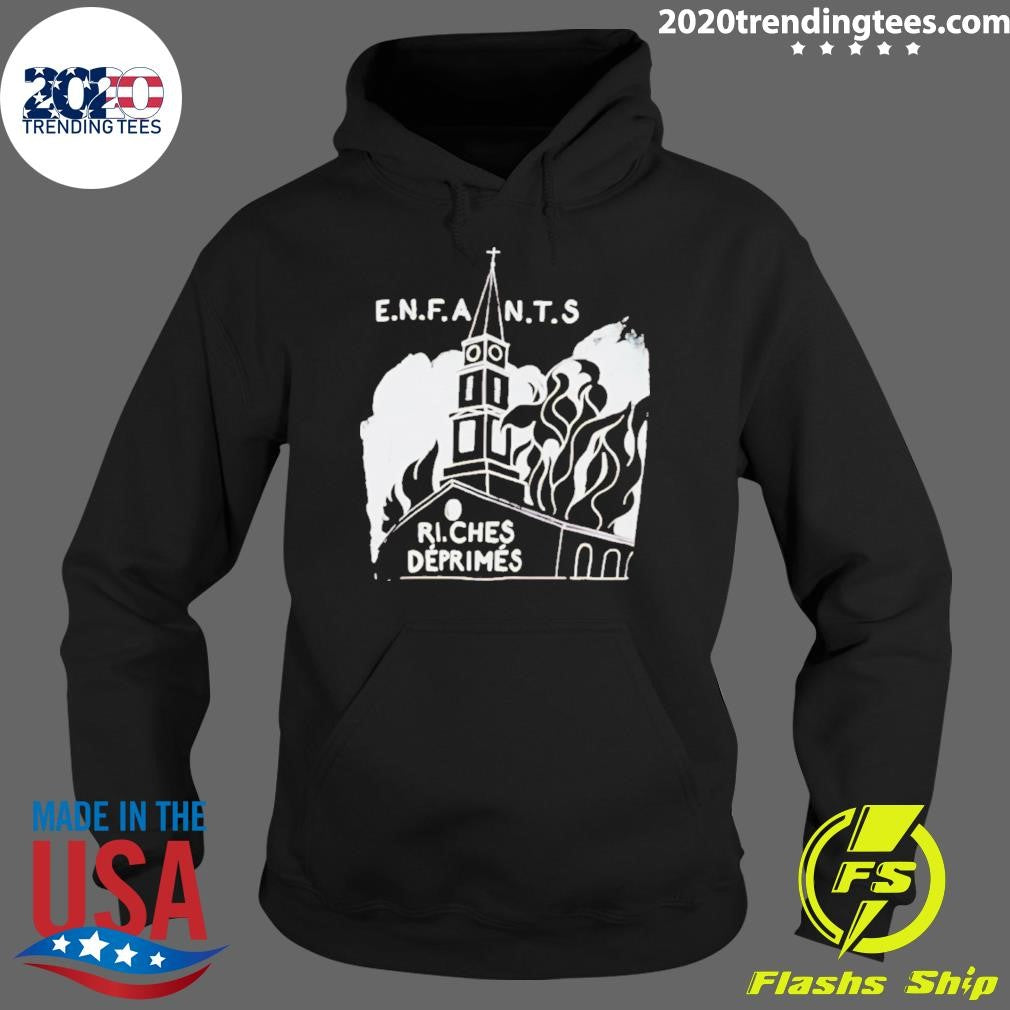 Enhypen Wearing Burning Church Shirt