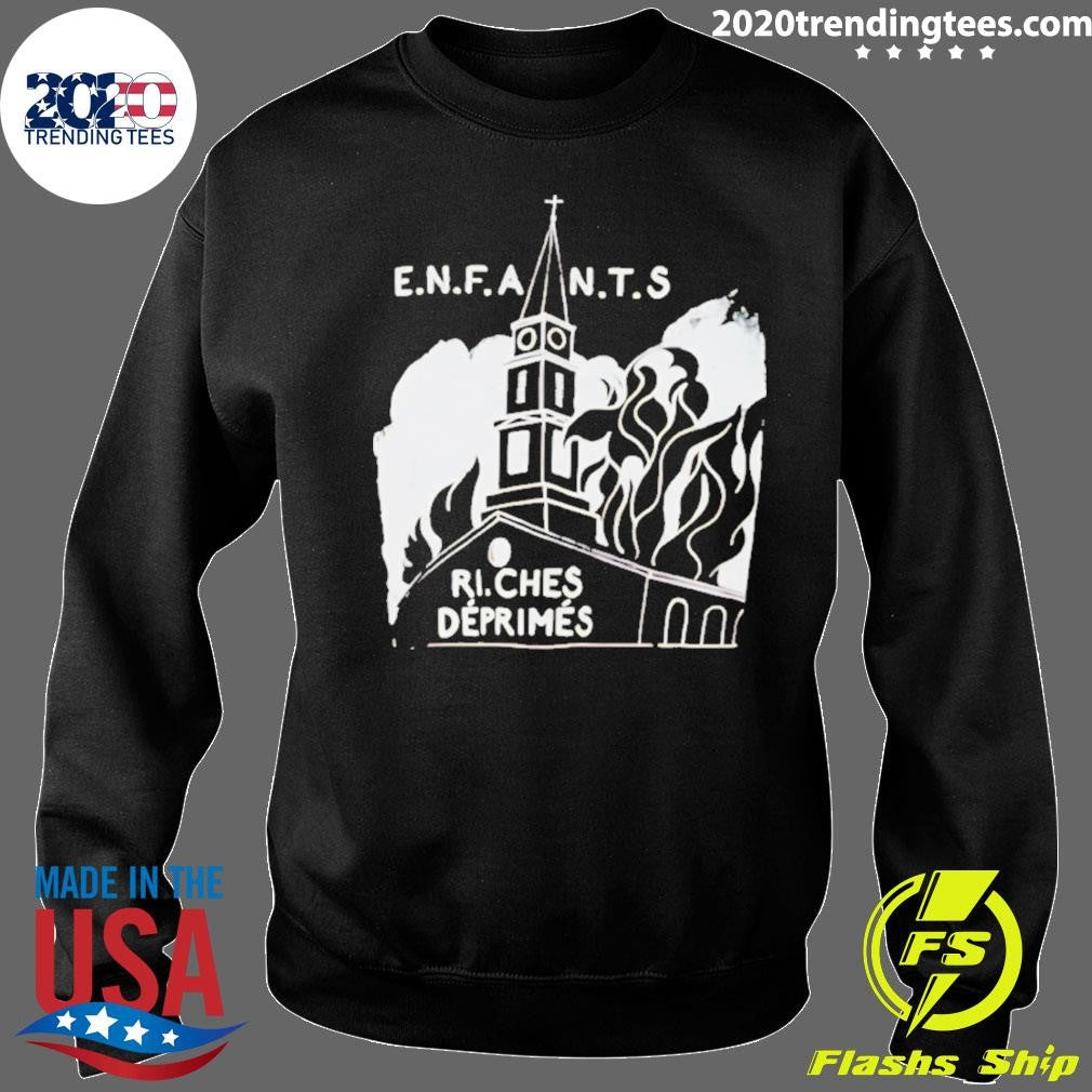 Enhypen Wearing Burning Church Shirt