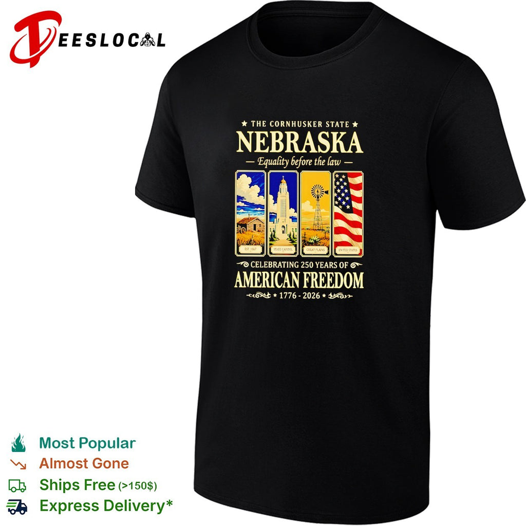 Equality before the law 250 years American freedom panels shirt
