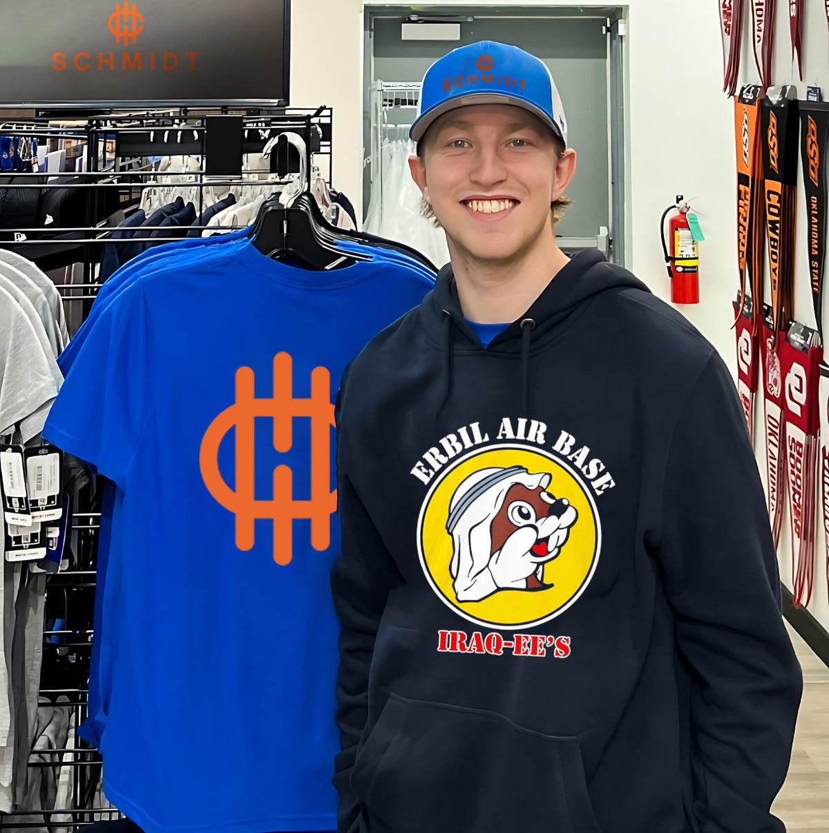 Erbil Air Base Iraq Ees Buc-Ee’s Logo shirt