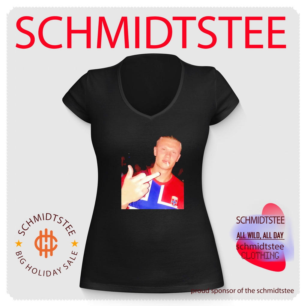 Erling Haaland Norway National middle finger shirt