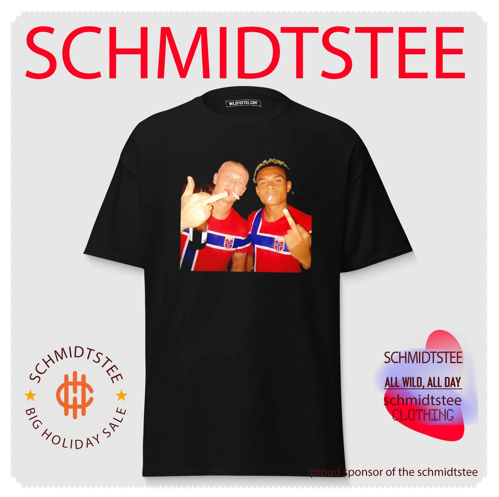 Erling Haaland and Norway National Football Team Players middle finger shirt