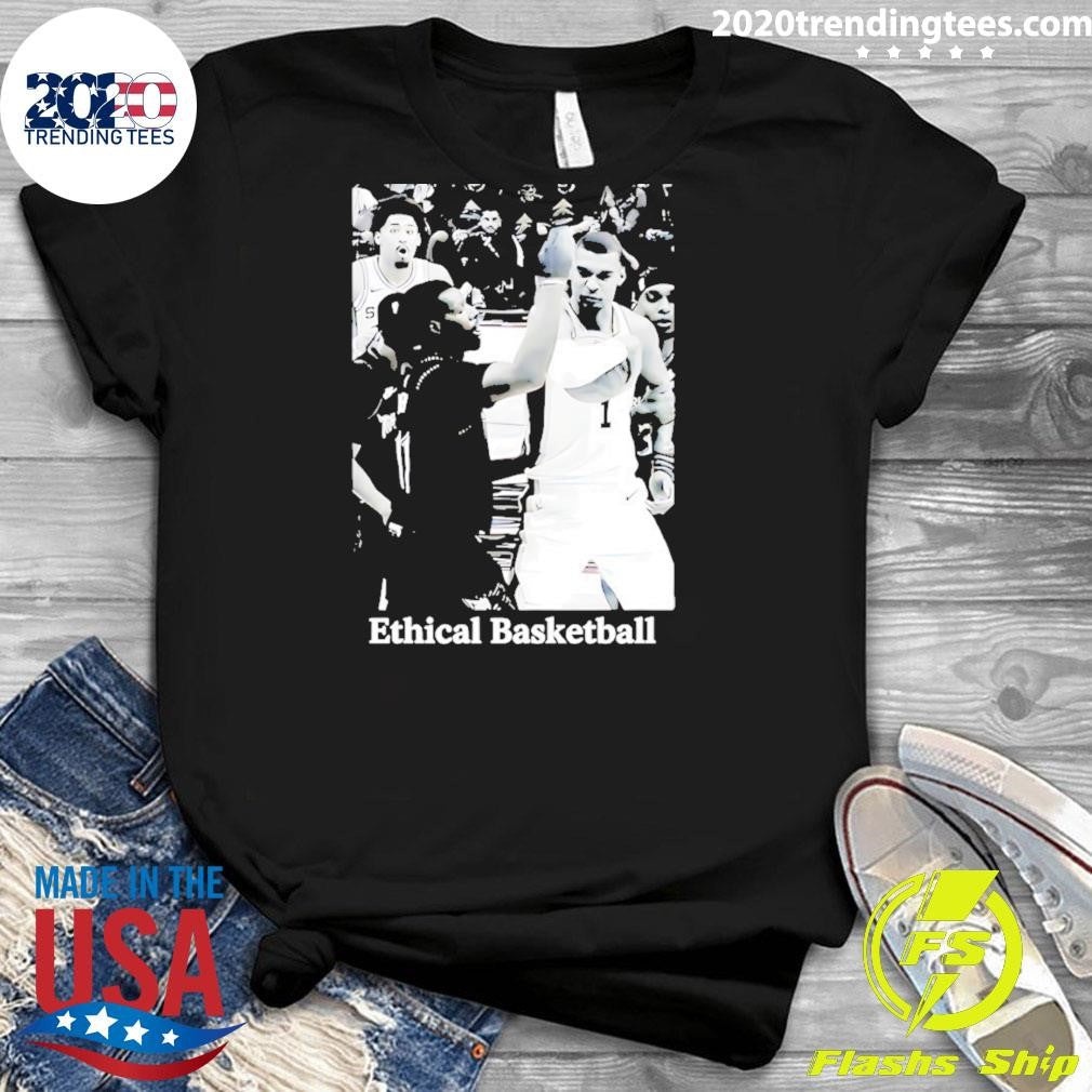 Ethical Basketball Victor-wembanyama Elbow On Naz-reid San Antonio Spurs And Minnesota Timberwolves Nba Playoffs 2026 Shirt